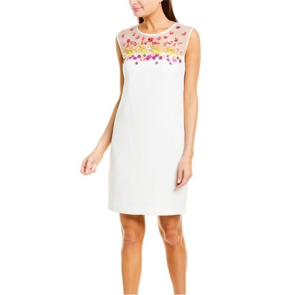 Trina Turk Prismatic Sequin Embellished Mini Dress - Picture 1 of 14